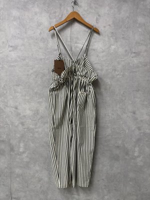 画像4: 40%off 2025春夏 FITH   COOLMAXサッカー フリルサロペットパンツ  22;黒 (4)