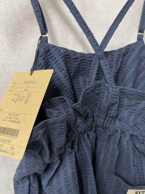 画像3: 40%off 2025春夏 FITH   COOLMAXサッカー フリルサロペットパンツ  4;ネイビー (3)