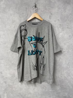 画像1: 2025SS   　gomme　Tシャツ　　2；グレー　　サイズ；M (1)