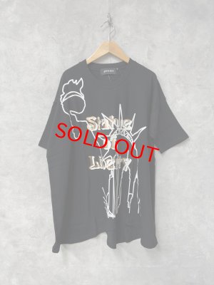画像1: 40%off 　2025SS   　gomme　Tシャツ　　4；黒　　サイズ；M (1)