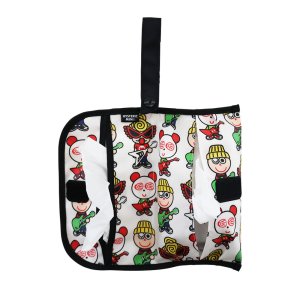 画像5: MY FIRST HYSTERIC GUITAR DOLL&MINI総柄 PVC加工 ウェットティッシュケース  04;ホワイト系 (5)