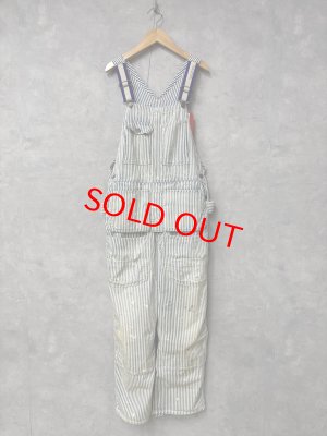 画像1: 2025春夏　DENIMDUNGAREE　ヒッコリー オーバーオール　　14；ブルー (1)