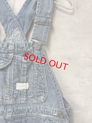 画像2: 40%off 2025春夏　DENIMDUNGAREE　8OZデニム オーバーオール　　14；ブルー (2)