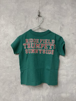 画像1: 2025春夏　DENIMDUNGAREE　 　 テンジク TRUMPETS TEE　　8；グリーン (1)