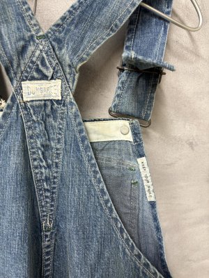 画像3: 40%off 2025春夏 DENIMDUNGAREE 8OZデニム オーバーオール  14;ブルー (3)