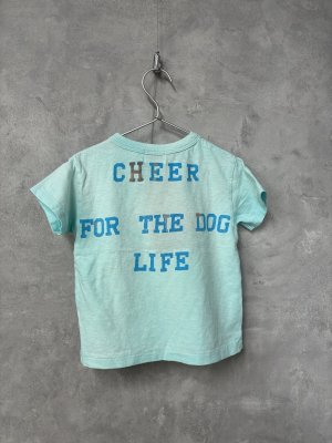 画像3: 40%off 2025春夏 DENIMDUNGAREE   ビンテージテンジク CHEER TEE  44;ライトブルー (3)
