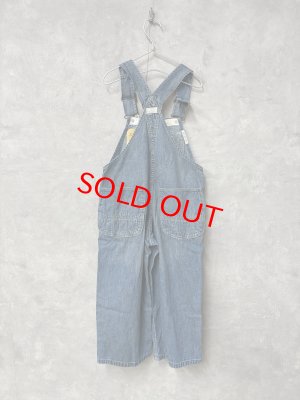 画像4: 40%off 2025春夏　DENIMDUNGAREE　8OZデニム オーバーオール　　14；ブルー (4)