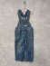 画像1: 2025春夏　DENIMDUNGAREE　8OZデニム オーバーオール　　14；ブルー (1)