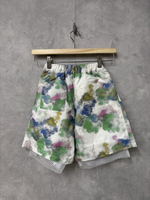 画像4: 40%off　2025春夏   nunuforme 　メッシュレイヤードショートパンツ   WHITE (4)