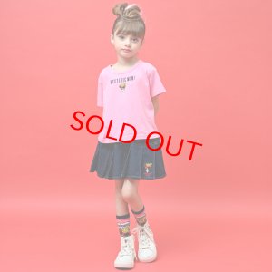 画像3: Hystericmini　ANGEL MINI ショート丈 半袖Tシャツ　　25；ピンク (3)