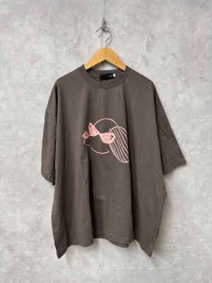 画像1: 2025春夏   nunuforme 　手書きサングラスinuinuT    Chacoal (1)