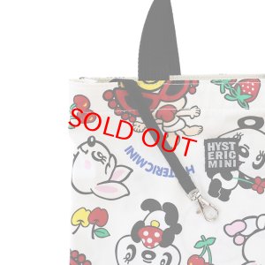 画像3: Hystericmini　LOVELY FRIENDS総柄 ミニトート　　04；ホワイト系 (3)