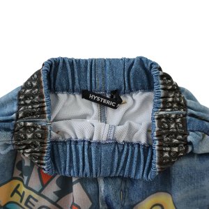 画像3: Hystericmini TATTOO PARLOUR Viscotex Like a denim  45;インディゴ (3)