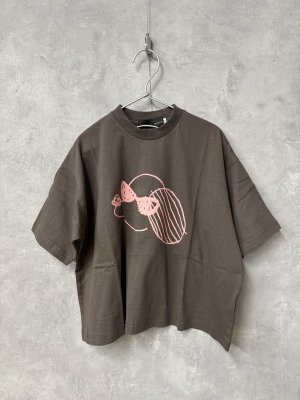画像1: 2025春夏   nunuforme 　手書きサングラスinuinuT      Chacoal (1)