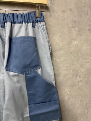 画像3: 40%off 2025春夏   nunuforme  ペインターパンツ Blue (3)