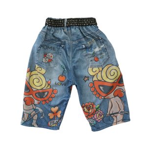 画像2: Hystericmini TATTOO PARLOUR Viscotex Like a denim  45;インディゴ (2)