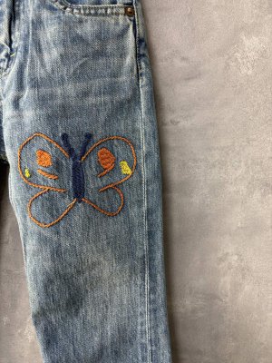 画像3: 40%off 2025春夏 　GTH　  デニム バタフライ PN　　44；ライトブルー (3)