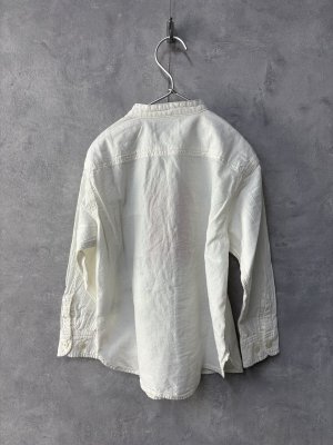 画像5: 40%off 2025春夏 DENIMDUNGAREE  	  シーチング リメイク シャツ 1;白 (5)