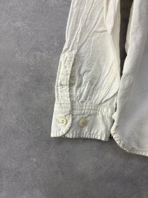 画像4: 40%off 2025春夏 DENIMDUNGAREE  	  シーチング リメイク シャツ 1;白 (4)