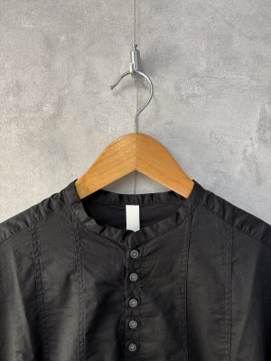 画像2: NATURAL LAUNDRY   キャンブリアンブレラチュニック  990:ブラック  サイズ2 (2)