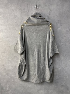 画像4: 40%off 　2025SS   　gomme　スターハイネックコクーンＴ　2；トップグレー　　サイズ；M (4)