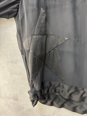 画像3: 40%off 　2025SS   　gomme　スターシースループルオーバー　　2；黒　サイズ；M (3)