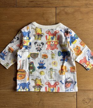 画像3: crazy gogo!!   ベビー肌着 Tシャツ  カラー;WHITE (3)