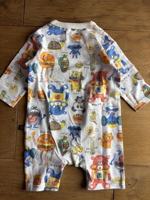 画像3: crazy gogo!!   ベビー肌着 ロンパース  カラー;WHITE (3)