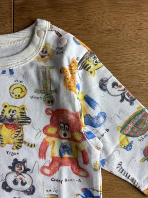 画像2: crazy gogo!!   ベビー肌着 Tシャツ  カラー;WHITE (2)