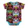画像1: MY FIRST HYSTERIC　TEDDY MINI MULTI COLOR総柄 半袖ロンパース　　90；マルチ (1)