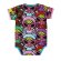 画像3: MY FIRST HYSTERIC　TEDDY MINI MULTI COLOR総柄 半袖ロンパース　　90；マルチ (3)