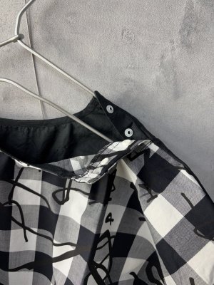 画像2: 40%off 2025SS   フランキーグロウ　ORG.PT SQUARE PULLOVER   PLAID-BLACK (2)