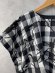 画像2: 2025SS   フランキーグロウ　ORG.PT SQUARE PULLOVER   PLAID-BLACK (2)