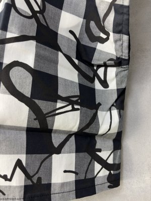 画像3: 40%off 2025SS   フランキーグロウ　ORG.PT SQUARE PULLOVER   PLAID-BLACK (3)