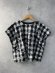 画像1: 2025SS   フランキーグロウ　ORG.PT SQUARE PULLOVER   PLAID-BLACK (1)