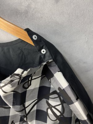 画像4: 40%off 2025SS   フランキーグロウ ORG.PT SQUARE PULLOVER   PLAID-BLACK  サイズ;F2 (4)