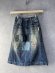 画像1: 2025春夏　DENIMDUNGAREE　12ozHOME MADEデニム リメイク SK　　14；ブルー (1)
