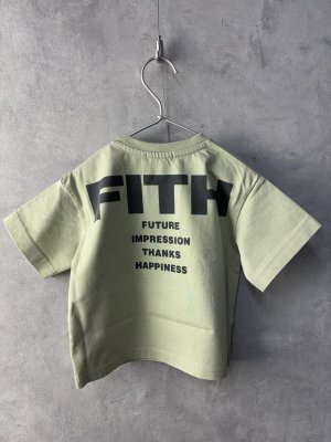 画像3: 40%off 2025春夏　FITH  　サラサラテンジク バックロゴ Tシャツ  8；グリーン (3)