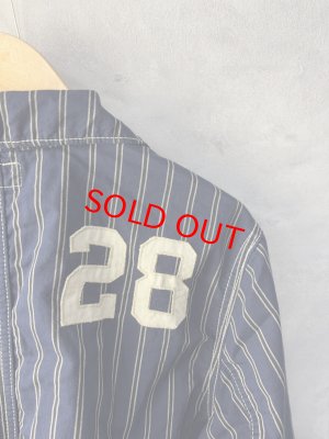 画像4: 40%off 2025春夏 DENIMDUNGAREE レジメンストライプ MICKEY JK 4;紺 (4)