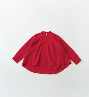 画像1: VC　スキッパーブラウス　　カラー；RED 　サイズ；F (1)