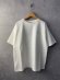 画像1: 2025春夏　FITH  　サラサラテンジク バックロゴ Tシャツ   1；白 (1)