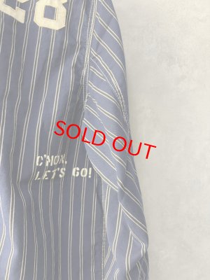 画像6: 40%off 2025春夏 DENIMDUNGAREE レジメンストライプ MICKEY JK 4;紺 (6)