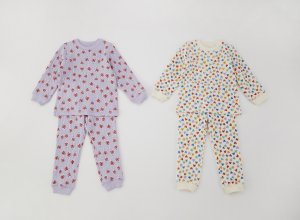 画像1: OCEAN&GROUND　GIRL'Sニットキルトパジャマ　　 (1)