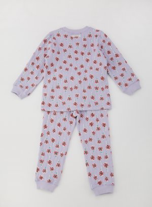 画像2: OCEAN&GROUND　GIRL'Sニットキルトパジャマ　　 (2)