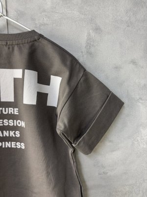 画像4: 40%off 2025春夏 FITH   サラサラテンジク バックロゴ ロングワンピース  17;チャコール (4)