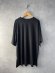 画像1: Lilou&Lily 　RAYON MOSS STITCH ハーフスリーブチュニック　　ブラック　　size:38 (1)