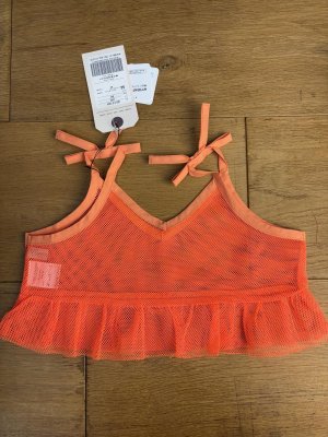 画像3: OCEAN&GROUND　　メッシュフリルキャミソール　　カラー；オレンジ (3)