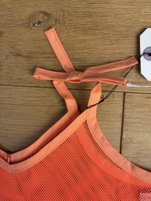 画像2: OCEAN&GROUND　　メッシュフリルキャミソール　　カラー；オレンジ (2)