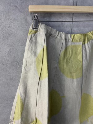 画像2: NATURAL LAUNDRY  pommeタックギャザースカート  214:薄グレー  サイズ:2 (2)