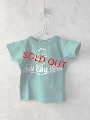 画像1: 40%off 2025春夏　DENIMDUNGAREE　テンジク ICE TEE　　8；グリーン (1)